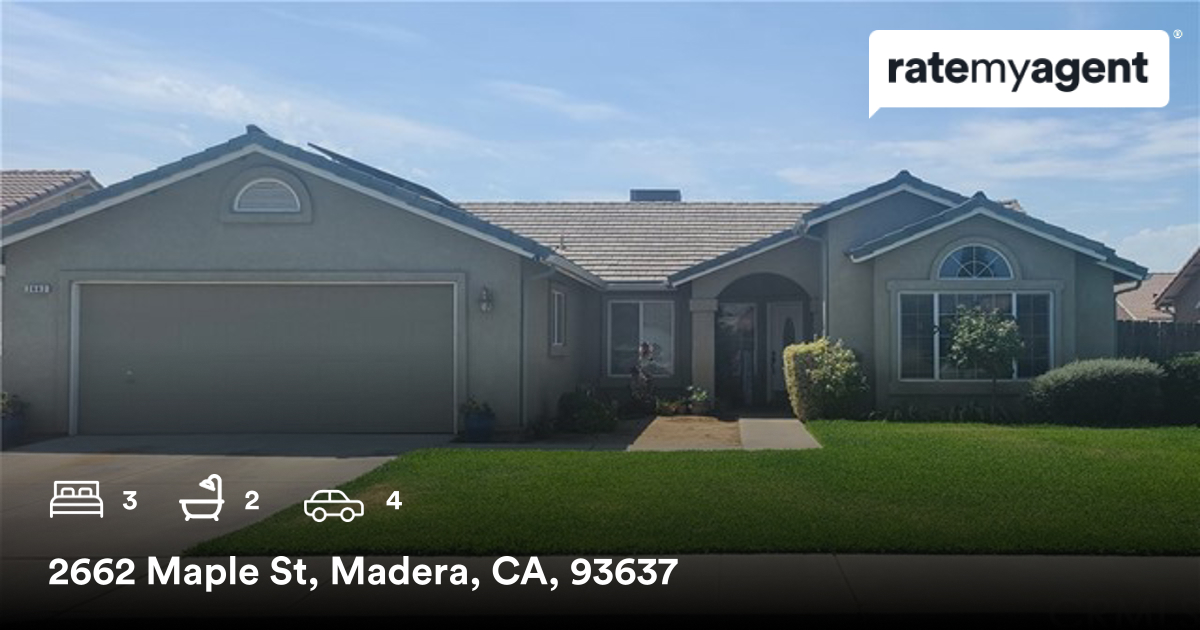 kimboC21's tweet photo. 3 🛌 2 🛀 4 🚘
📍 2662 Maple St, Madera, Madera County, CA, 93637

My latest listing on #RateMyAgent
https://t.co/kmJH7qsrJs https://t.co/2jEZQ3qQfT