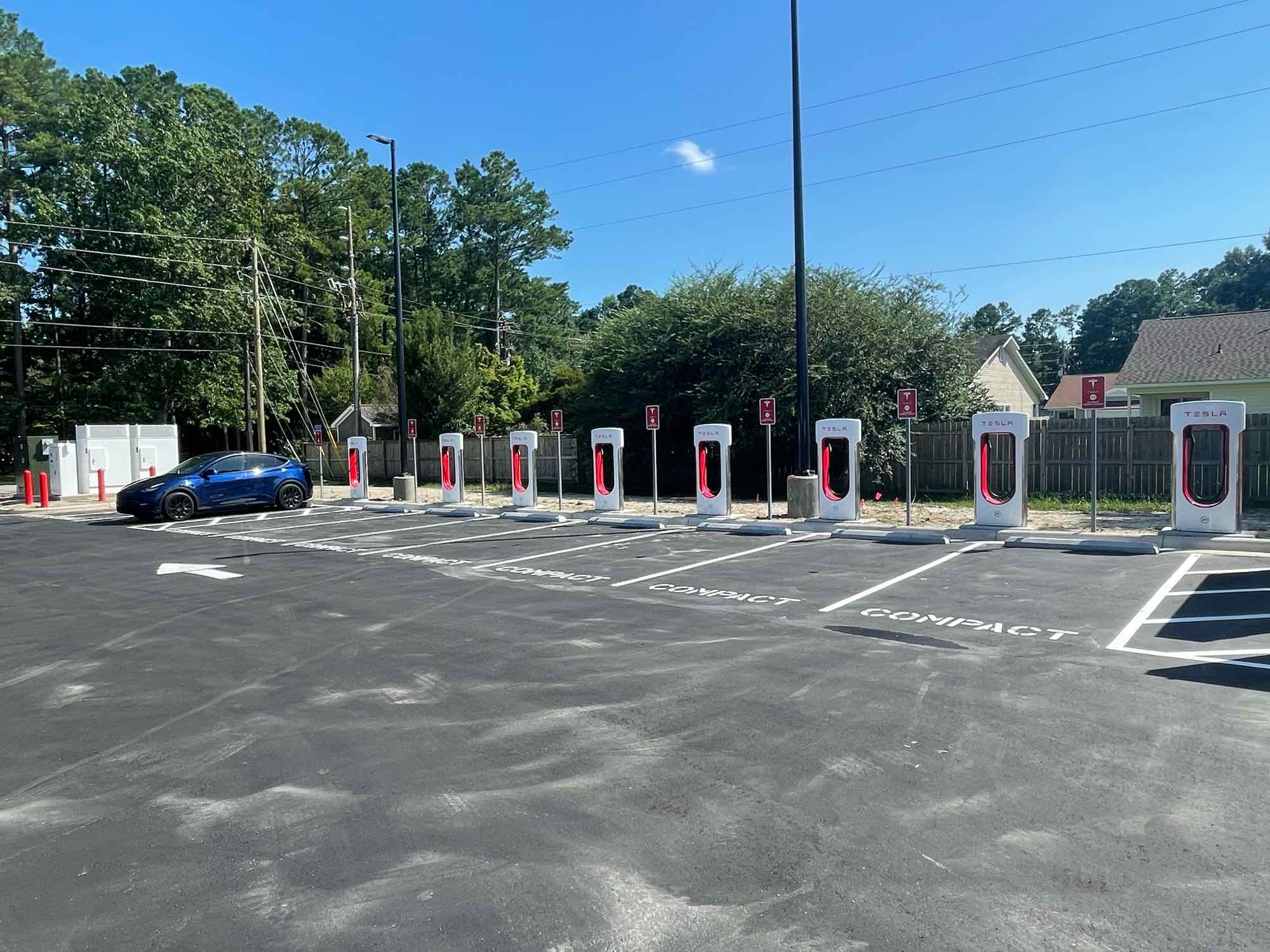 Tesla Charging on Twitter "New Tesla Supercharger Jacksonville, NC (8