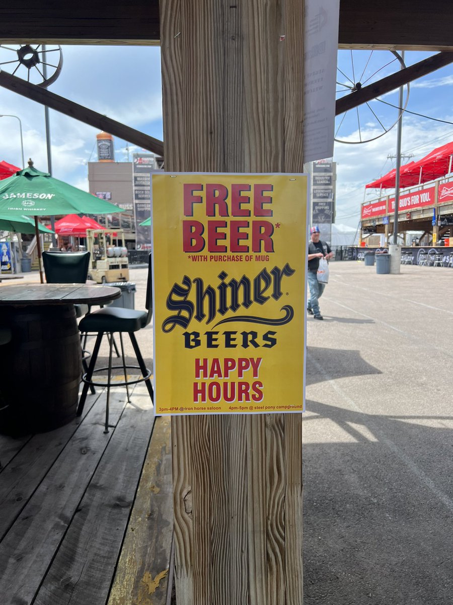 Grab a commemorative mug at our retail stores and get FREE Shiner Beer daily from 3-4pm!