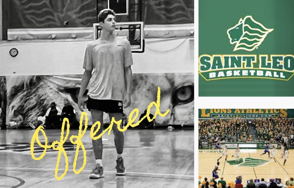 I am excited and grateful to receive an official offer to play college basketball at Saint Leo University in Florida. Big thanks to @CoachRandallSL and @HenkeSpencer for recruiting from the Midwest, challenging me to improve, and believing in me as a player and person. #GoLions