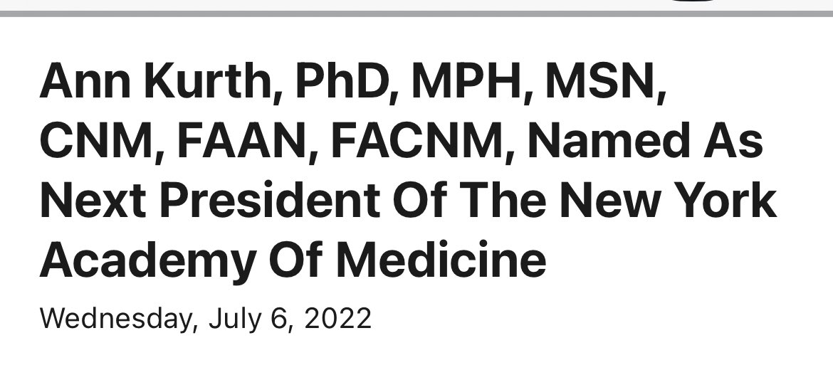 RBlockMD's tweet photo. @NYAMNYC Please change your name to the NY Academy of Nursing or the NY Academy of Healthcare. Your new President has never practiced medicine. #takebackmed https://t.co/KbipIu30Ix