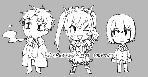 some chibi scribbles 