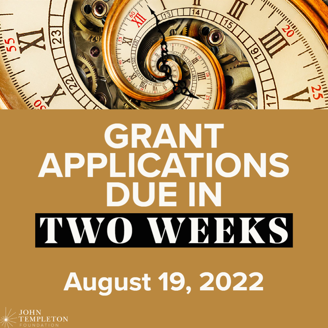 Grant applications for our 2022 funding cycle are due in just two weeks!

Learn more and apply here: bit.ly/3yp3pxf