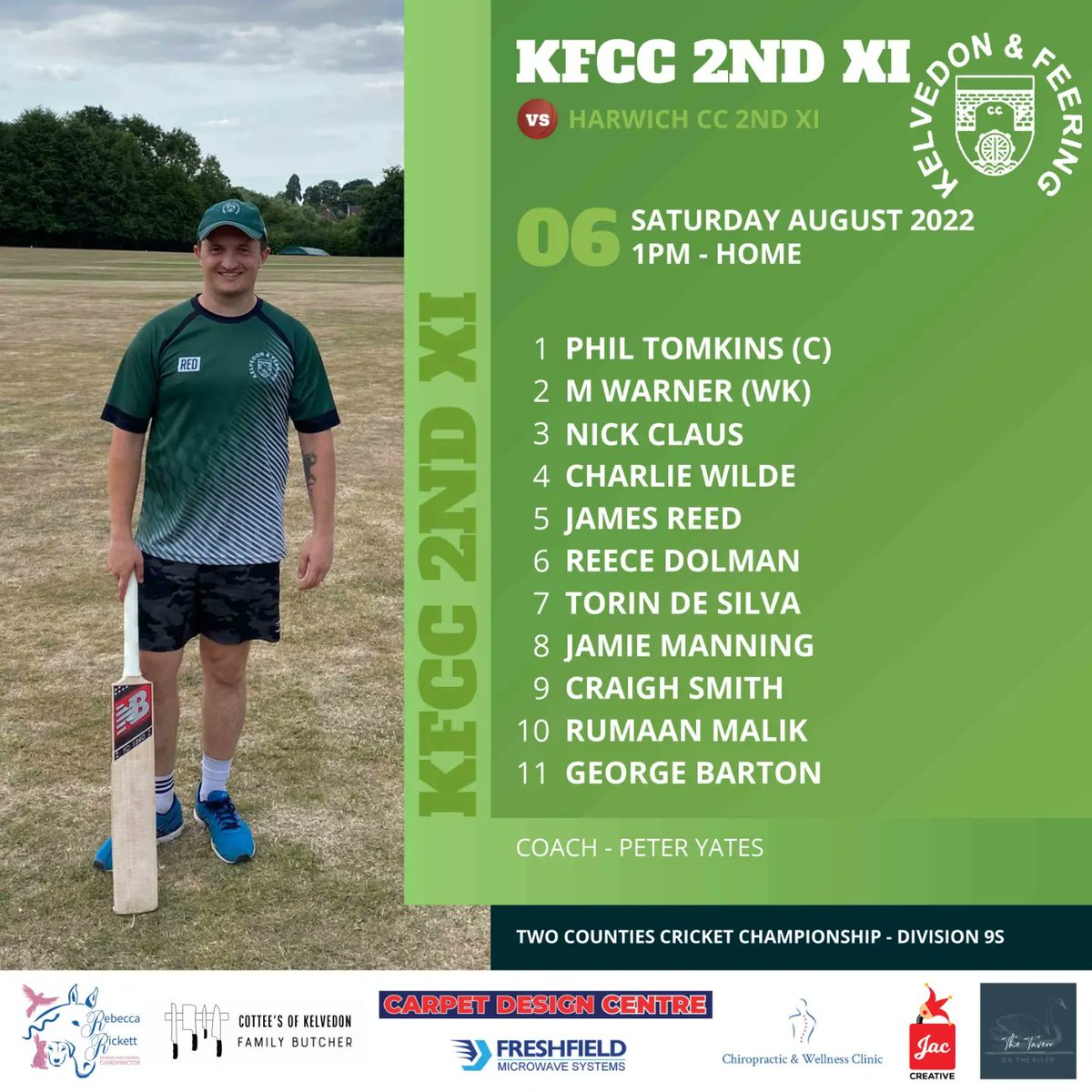 Kelvedon&Feering CC tweet media
