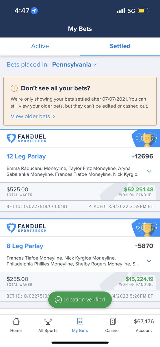 HouseMoneyMen1's tweet image. WE PLAN ON STARTING EVERY WEEKEND LIKE THIS FOR THE REST OF OUR LIVES!!! A MASSIVE YUUUUGGGGEEEEE $67,000 WINNER COMING HOME TO NORTH EAST OHIO! #WTA #ATP #GamblingTwitter