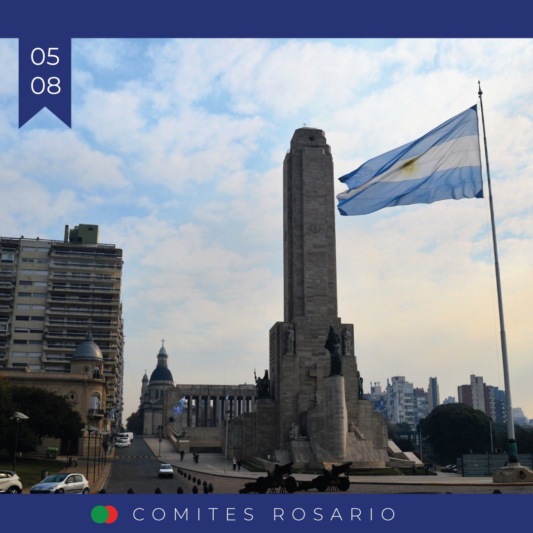 ComitesRosario's tweet photo. 🎉Hoy Rosario cumple 170 años! 🎉

El 5 de agosto de  1852, se declara ciudad a la Villa del Rosario. 
A través de la apertura del río Paraná al comercio internacional, en Rosario se establece la aduana, se crea el puerto, la Jefatura Política, la primera inspección de escuelas, https://t.co/vv8WqJ884U