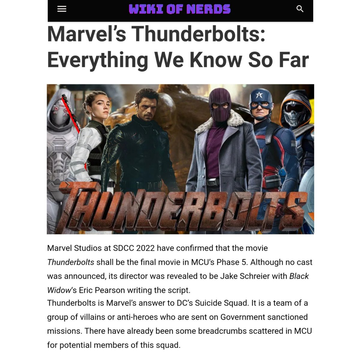 theradrady's tweet photo. Bucky Barnes as the leader of the mcu's Thunderbolts... BRING IT ON! 👑🔥
#SebastianStan https://t.co/4LlOEVV40E