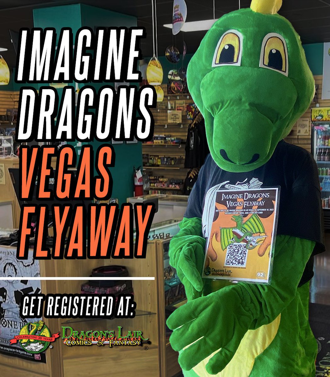 CD929fm's tweet photo. We’ve teamed up with @Dlair_Columbus to fly you and a guest to VEGAS for a concert adventure with @Imaginedragons on September 10th, plus airfare, hotel, and $500 👀

Register in person at Dragon's Lair Comics and Fantasy! See details: https://t.co/BqBHCgEHaU https://t.co/BLMUa8rgxe