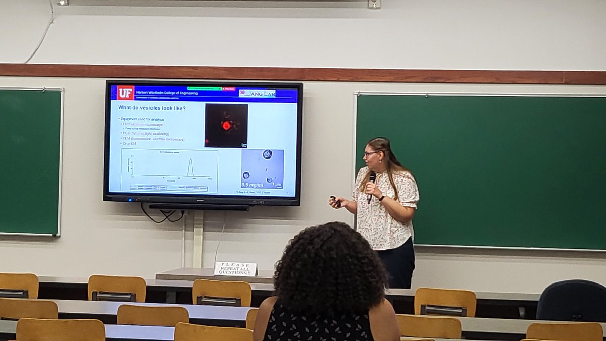 Great Summer 2022 <a href="/JangGroupUF/">Jang Group at UF</a> I was so lucky to have Elizaveta this summer for our REU project! We wish her all the best in her future endeavours 💙🧡💙🧡🐊 Also, big thanks to my PhD students for their heartfelt support! 
#proudPI