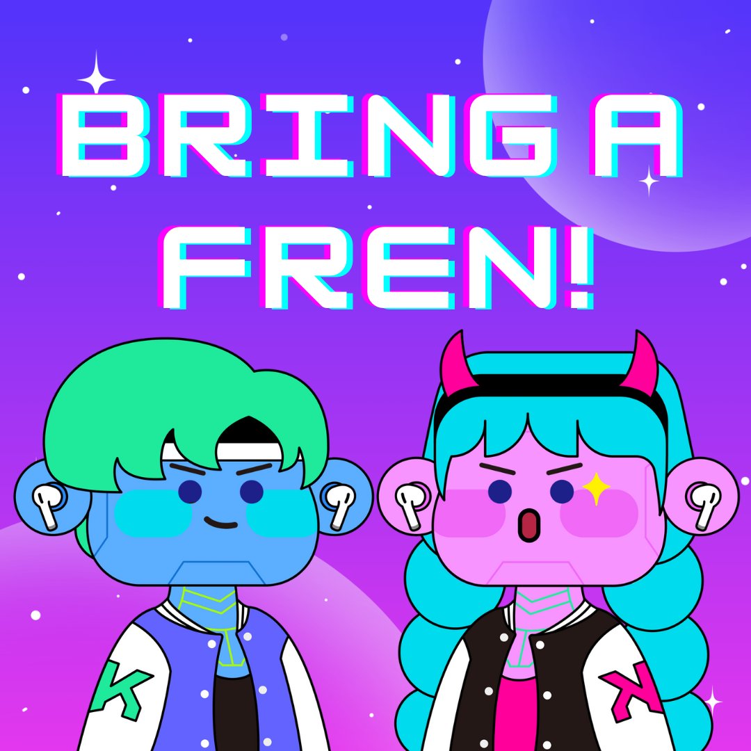 KUBIWORLD's tweet photo. Only 24 hours left until the bring a fren competition ends! Did you bring a fren yet? https://t.co/mFVqIqtnew