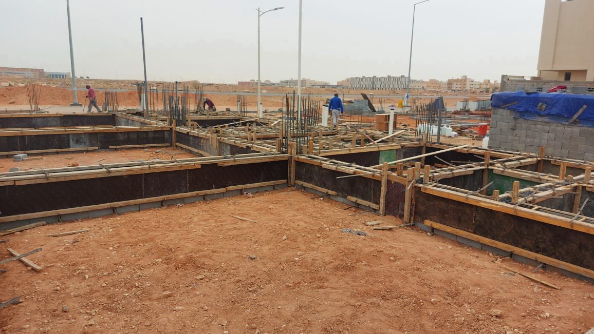 ضمن أعمال قسم الاشراف بمكتبنا .. استلام أعمال الميدات لجامع و سكن إمام و مؤذن بحي المونسيه