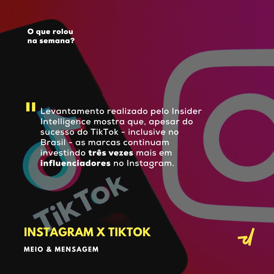 A vida não tá fácil para a <a href="/Meta/">Meta</a>, mas nem tudo é derrota 😉 

#marketingdigital #socialmedia #tiktok #instagram #meta