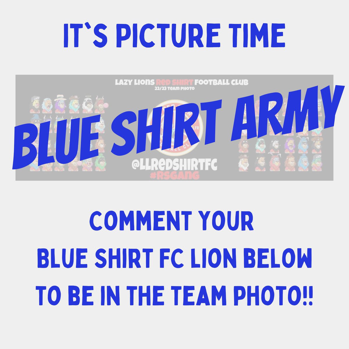 LAZY BLUE SHIRT SC tweet media