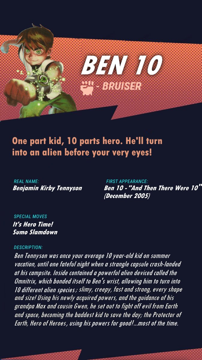 Ben10_content's tweet photo. Ben Tennyson for MultiVersus
#Ben10 #BenTennyson #Ben10forMultiVersus #MultiVersus #MultiversusLeaks #MultiVersusOpenBeta #MultiVersusBeta https://t.co/uL5vFWrPDv