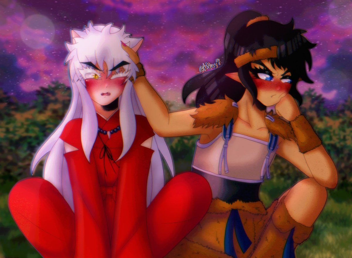 sp4rkl3z3rr0r's tweet photo. @gl1tt3rpurr did pretty bg n shit lolll #inuyasha #inukog #inukoga #koga #kouga #gay https://t.co/gstkCQ6Mca