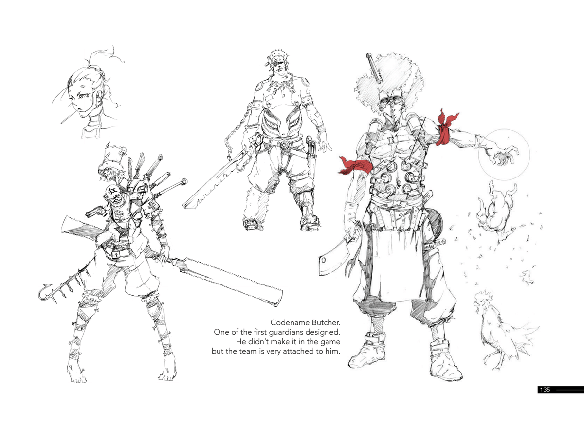 TheGameBakers's tweet photo. Design research for one of the first guardians for Furi that didn't make it into the game. https://t.co/TfIfKsBv9h
