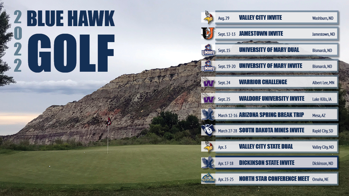 ⛳️🗓️ | The 2022-23 Blue Hawk golf schedule is now OUT! Check out what events the Blue Hawks are teeing up this season below ⬇️

⛳️ | bit.ly/3JwQ0tB