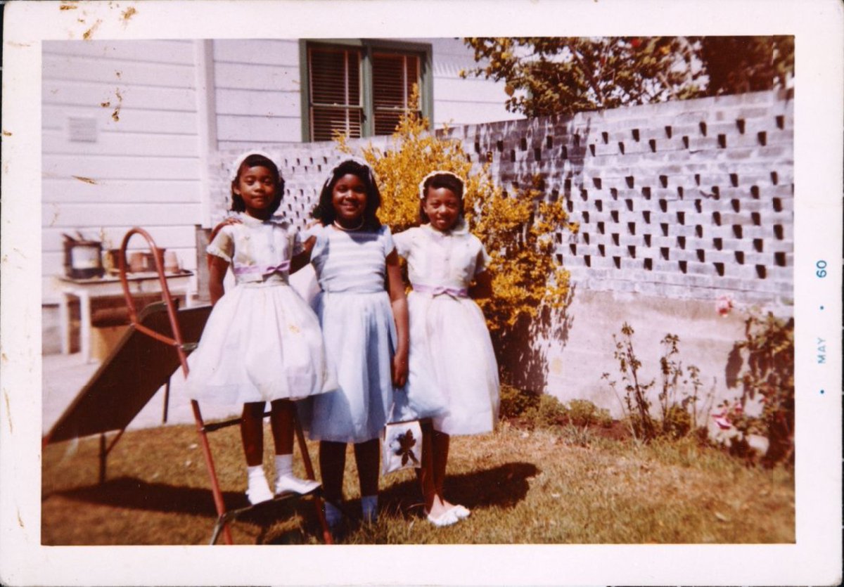 BayAreaArchives's tweet photo. Iantha, Jackie and Lark on Easter Sunday in San Francisco. 1960. https://t.co/aVUtC7zHzu