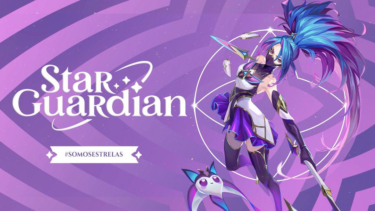 Tealzlol's tweet image. Em conjunto com a Riot Games iremos realizar um evento especial com as #StarGuardians💫

10 Skins Guardiãs Estelares a sua escolha pra quem der❤️&amp;amp;🔁 nesse tweet com seu nick e a #SomosEstrelas 

🌟 Resultado na Live Especial AMANHÃ as 21H!🌟
@LoLegendsBR @WildRiftBR