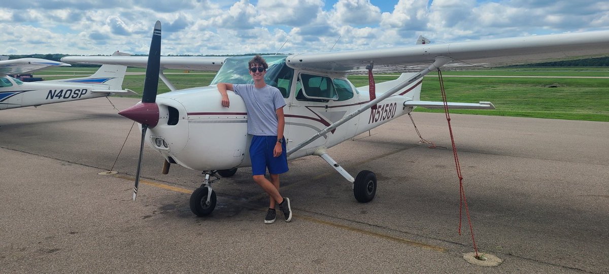 MRFTI's tweet photo. HUGE congratulations to our line guy, Owen for successfully completing his FIRST SOLO! 🎉 
Great job, we’re so proud of you! 👏🏼✈️ https://t.co/gYe9j4RW7Q