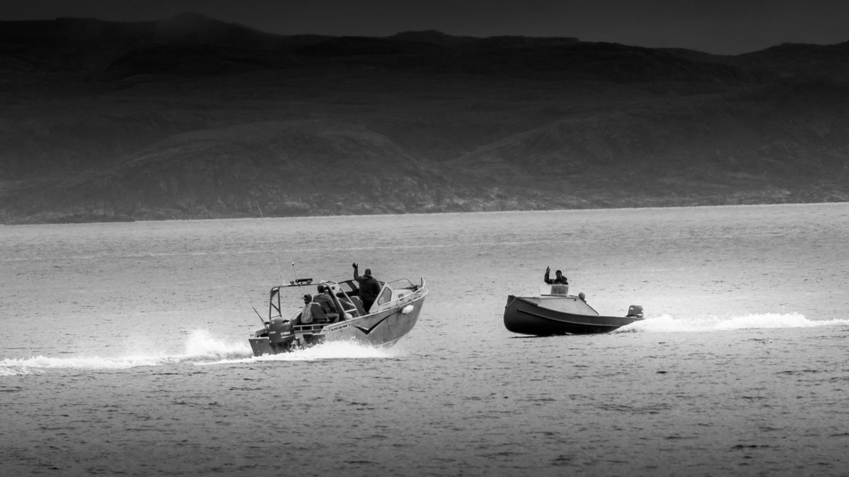 FrankReardon1's tweet photo. "Hello" "Hello" #Blackandwhite #Iqaluit #Nunavut AUG.5.2022 https://t.co/M9IDqU0RRm