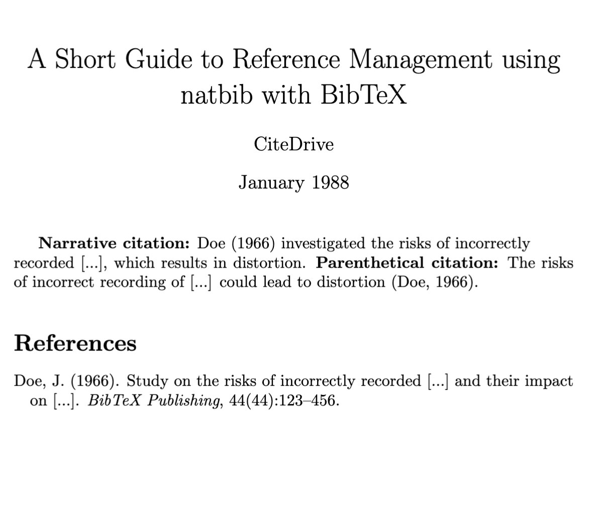 R Markdown on Twitter "The natbib package adds new features to the