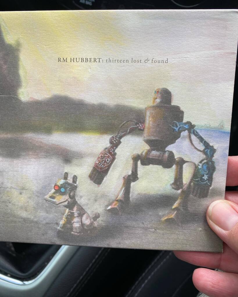 jellycat72's tweet photo. Found this hiding behind a cupboard. Played it in the car today. Makes me miss Hubby( @rmhubbert )gigs. I bloody love a Hubby gig. #thirteenlostandfound #rmhubbert https://t.co/peivbvvWiz https://t.co/a3x8yHQlHn