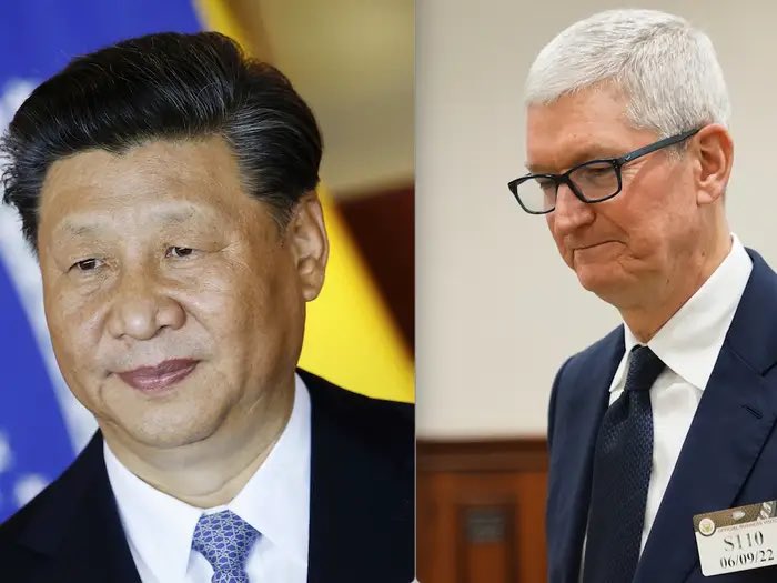 Chinese_event's tweet photo. After Pelosi's visit, Apple warned suppliers not to use the "Made in Taiwan" label on their products to avoid angering China. https://t.co/2Qwsd7kZQl