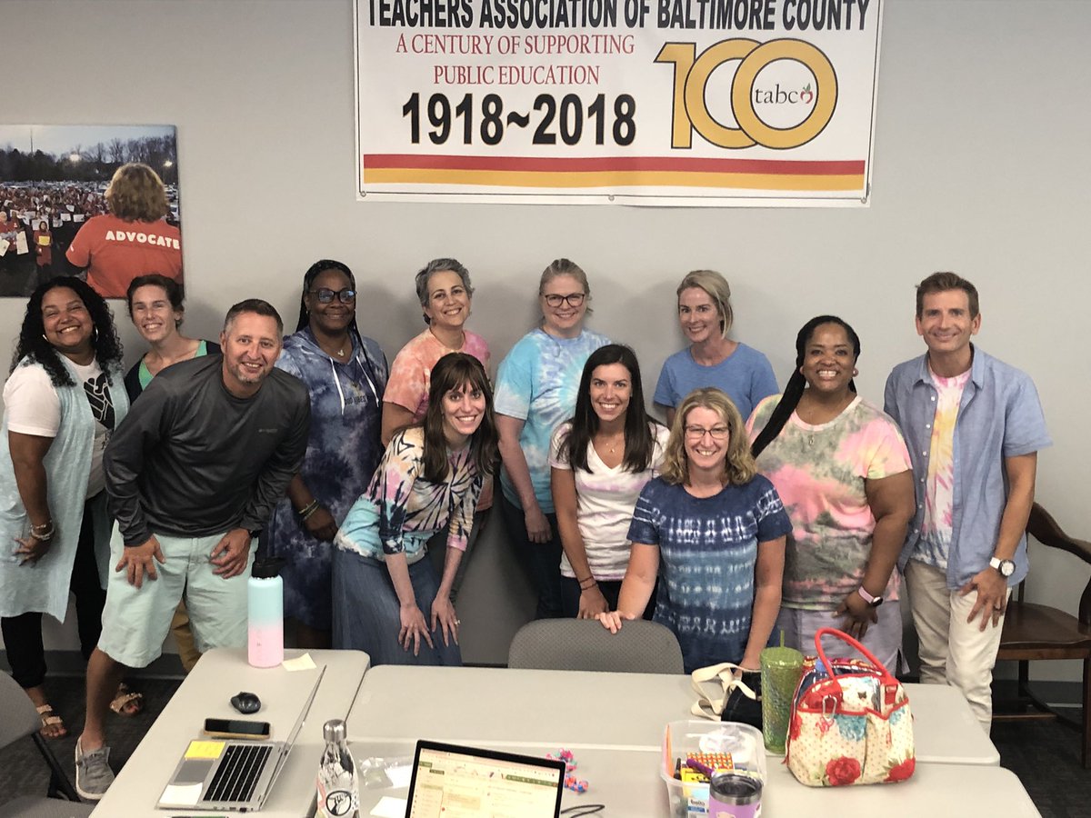 bcps_par's tweet photo. New CT Training week has concluded! ✔️#TeamBCPS #DiggingIntoData #Pedagogy #LessonDiagnosis #SpiritWeek #TieDyeDay #BCPSPAR https://t.co/DlxKkjL4kH