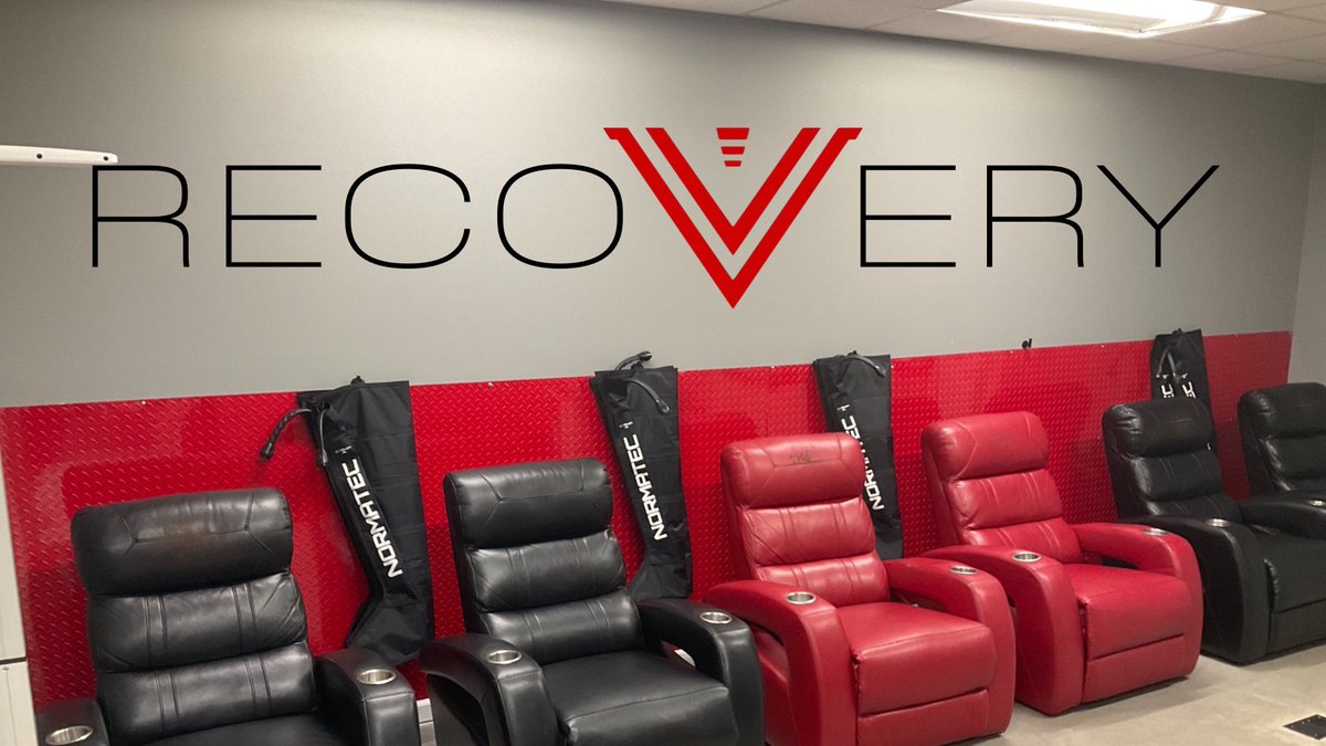 Velocity_FB's tweet photo. When you finish up with your training in the #WarRoom come on back to our Recovery Room and use our recovery tools from our Partners at @Hyperice including our #HypericeX contrast therapy #Nomatec Boots our #HyperGo percussion guns and our #Venom back heat and massage tools. https://t.co/EPNX7H26Vm