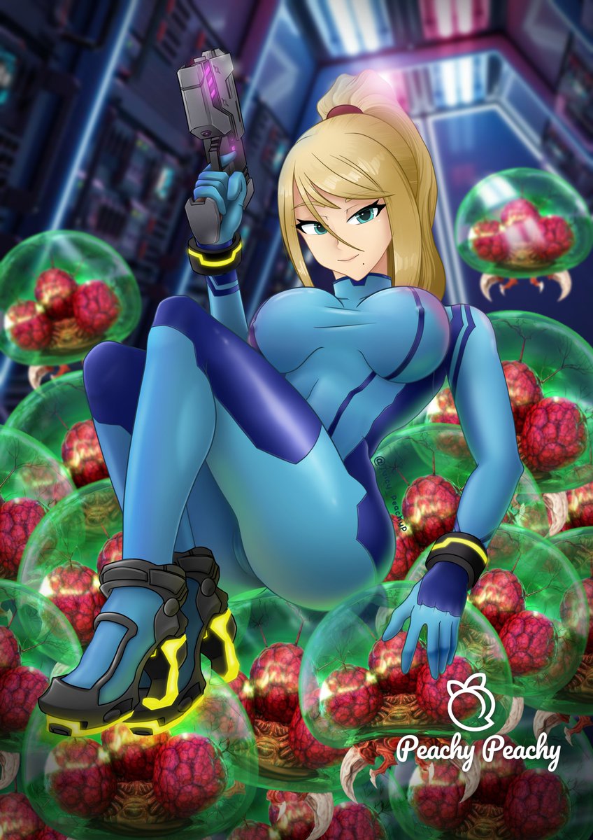 Juicy_PeachyP's tweet photo. New Fanart! Finally finished this one. #samus #metroid #digitalart #illustration #art #videogames #scifiartwork  #drawing  
 Follow me on: 
IG: @peachy.p.draws
FB: @JuicyPeachyPeachy https://t.co/NlCjLeYupV
