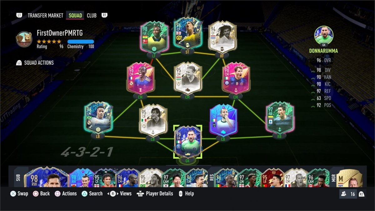 MattFUTTrading's tweet photo. Got to say a massive thank you for all the support on the streams this week! β€οΈ
Unreal vibes, pulling some sick cards for the #FirstOwnerPMRTG
π¬π 98 Pele
π΅πΉ 97 Leao
π§π· 96 Vini
π§πͺ 96 Hazard
πͺπΈ 95 Adama
Plus π«π· 96 Mendy
Back tomorrow to use this, before #Project198 on Monday! https://t.co/DTgdSEtpzs