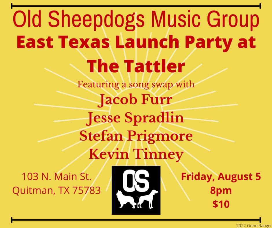 OldSheepdogs's tweet photo. Tonight in Quitman! Come celebrate with us! https://t.co/i6FO9yDwPs