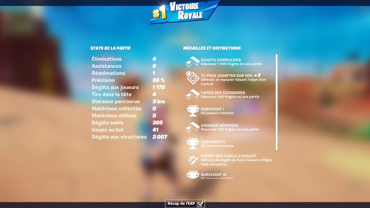 Mahoru87's tweet photo. 53ème TOP1 Victoire Royale sur @FortniteGame avec Supofou, Rushstones et Gr33n.
4 kills et 6 assists pour cette victoire.

#fortnite #fortnitegameplay #fortnitecommunity #victoireroyale #battleroyale #victoryroyale #tps #top1 #mahoru #smg #zeroconstruction #harleyquinn https://t.co/D9CJZw8Nf1