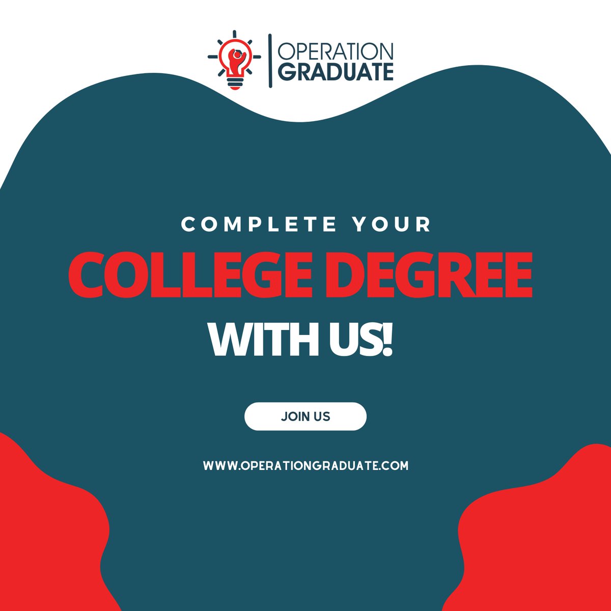 Operation_Grad's tweet photo. ⚡We help you make better decisions to successfully complete your college degree.

▪︎To learn more information, contact us:
🌐https://t.co/iy37ukfHw0
📞(844)674-7232

#OperationGraduate #myfootpath #AdultStudents #Education #Tuitionassistance #NewCareer #DegreeProgram https://t.co/D24W5rBe4u