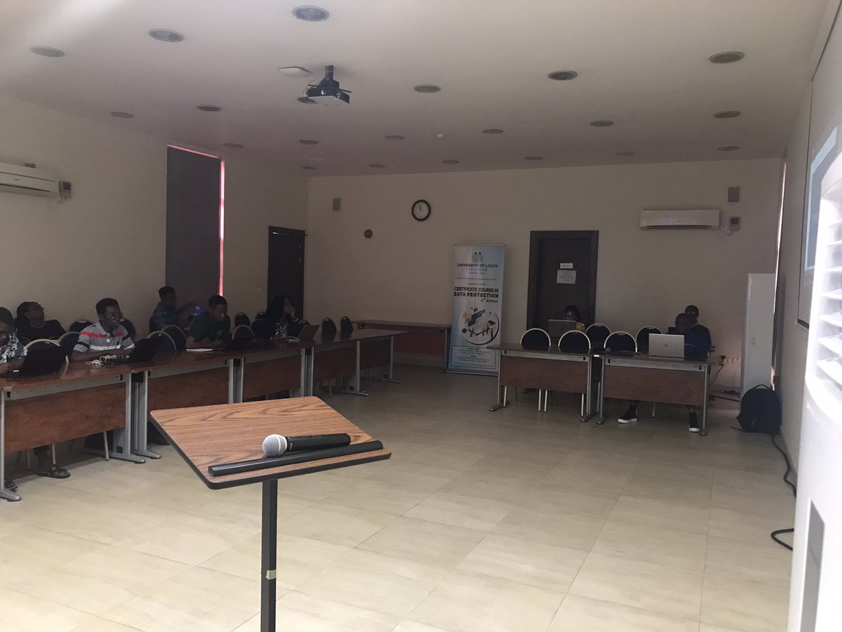 AMDRC1's tweet image. Certificate course in data protection #Unilag @UnilagNigeria @Unilagtvng