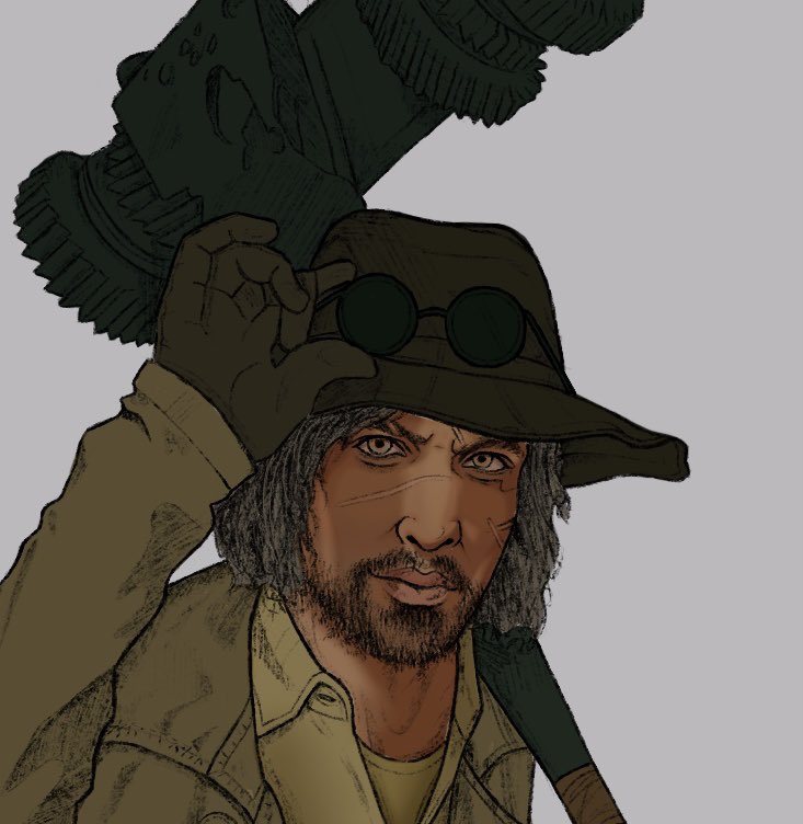 mievroart's tweet photo. i never finished this cause i drew his arm weird but this part looks cool https://t.co/oM61Nd9G8B