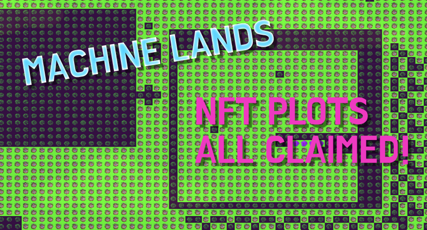 iotexpunks's tweet photo. Congratulations to all #iotexpunks NFT and #machinelands Gamers! 

All Machine Plots have been claimed!  ✅🙌

Launching soon:  Ability to add any GIF/JPEG to your plot + $iotx ERC721 NFT mint for all owned Plots 🤖

#iotx #iotex #gaming https://t.co/zeNtmspMoX