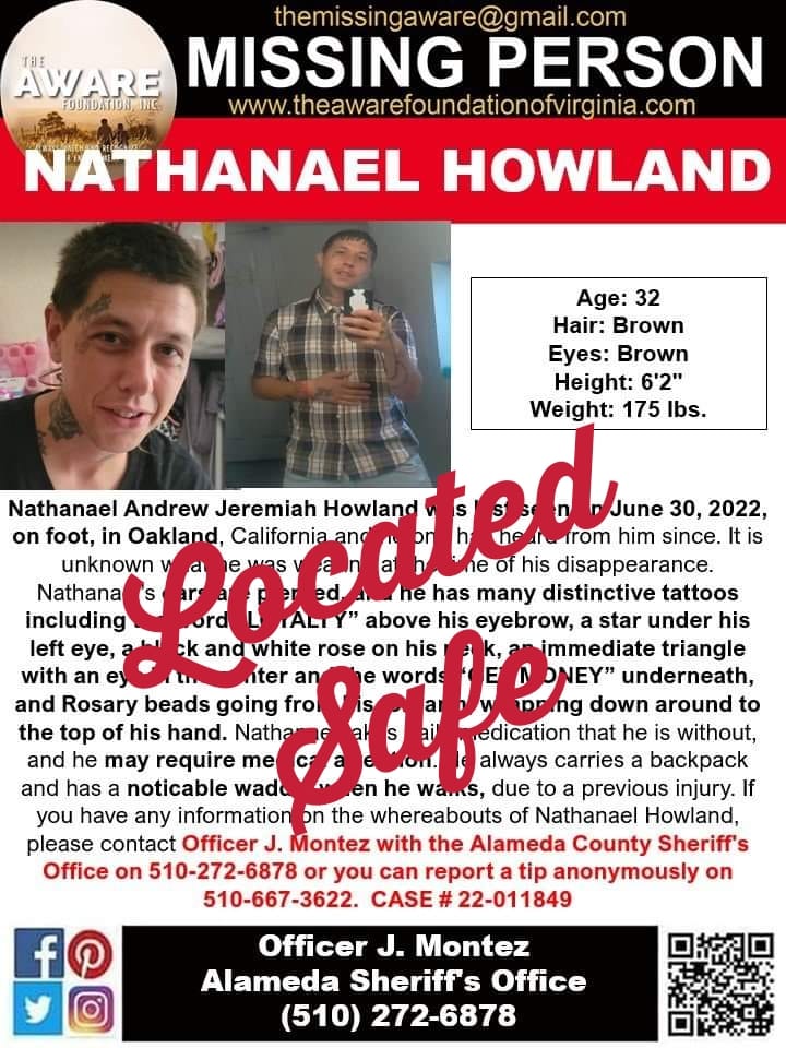 aware_the's tweet photo. ***UPDATE*** We have great news to report this evening. Nathanael has been located and he is safe!! Thank you to all who shared his information! https://t.co/eaXjO22n0D
