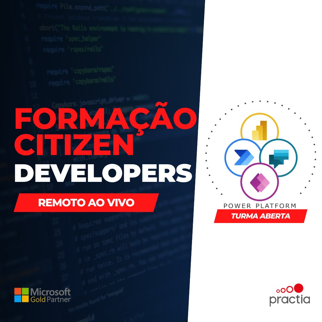 PractiaBrasil's tweet photo. Faça parte ou capacite sua equipe em um programa completo para formação e democratização de desenvolvedores cidadãos (Citizen Developers) com foco RPA em conjunto com outras tecnologias de digitalização e automação de processos. Inscrições Abertas em: https://t.co/K7wtnxP3iL https://t.co/jDbbE8UdiB