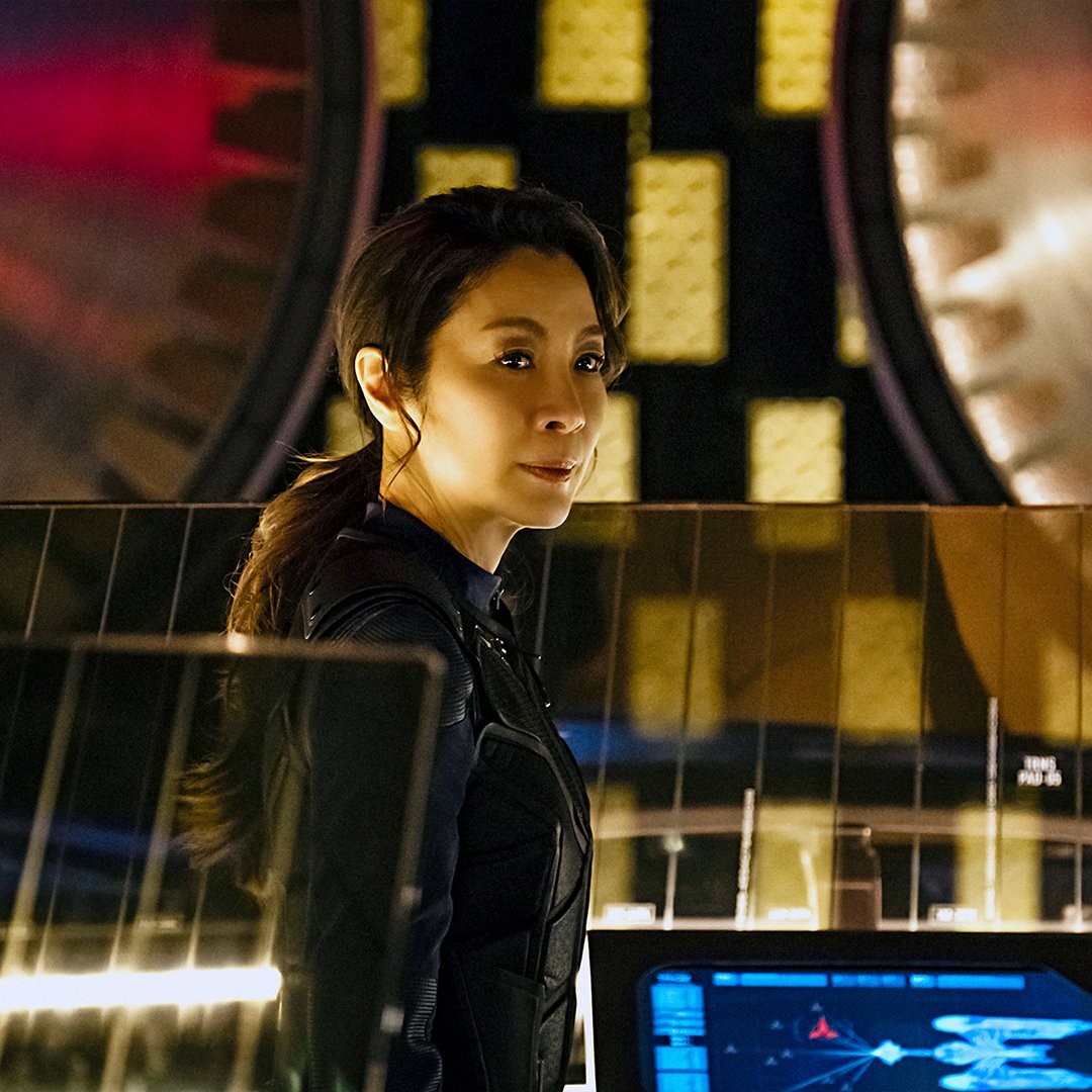 StarTrekOnPPlus's tweet image. Happy Birthday, Michelle Yeoh! All kneel before our captain and emperor, and join us in wishing her the best! #StarTrekDiscovery
