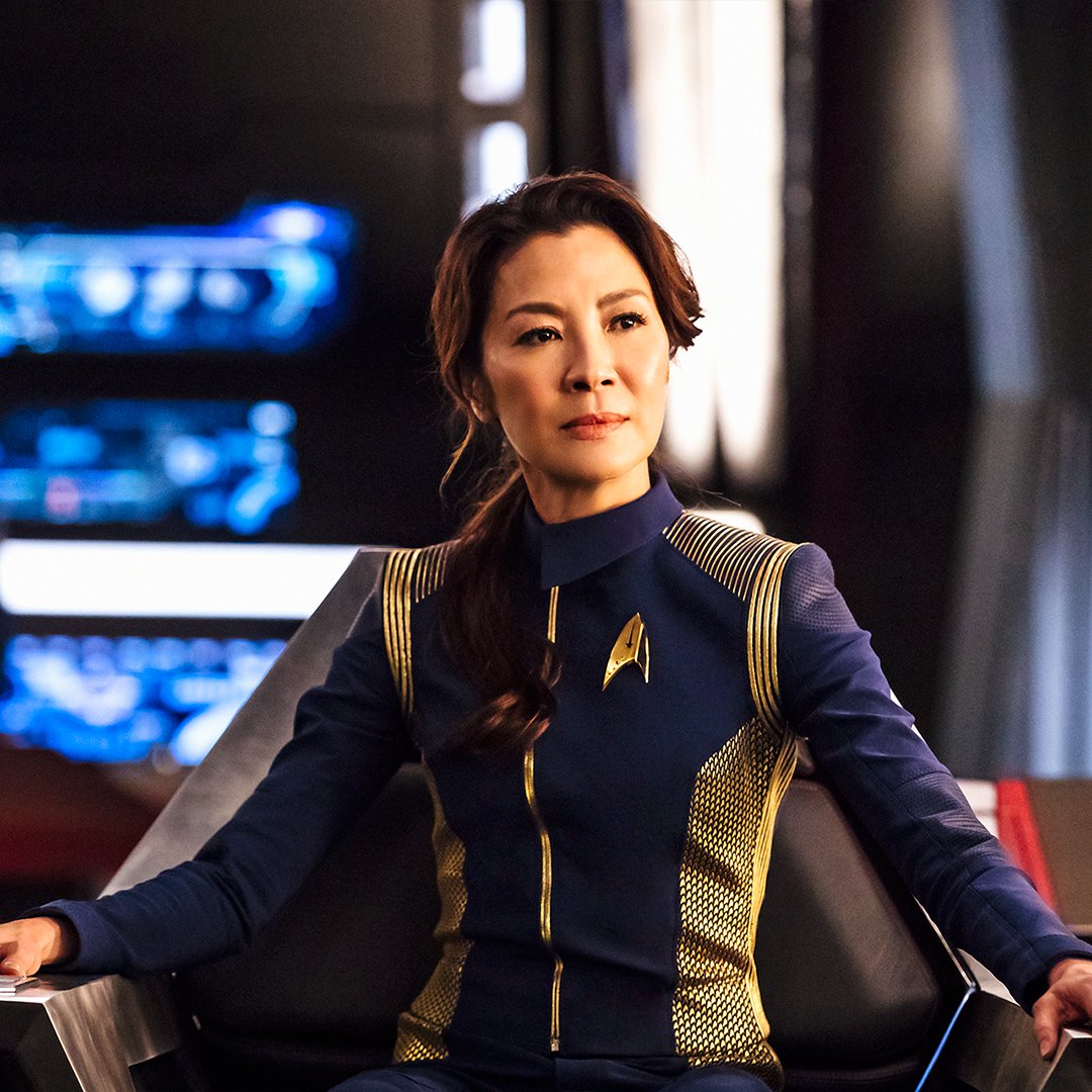StarTrekOnPPlus's tweet image. Happy Birthday, Michelle Yeoh! All kneel before our captain and emperor, and join us in wishing her the best! #StarTrekDiscovery