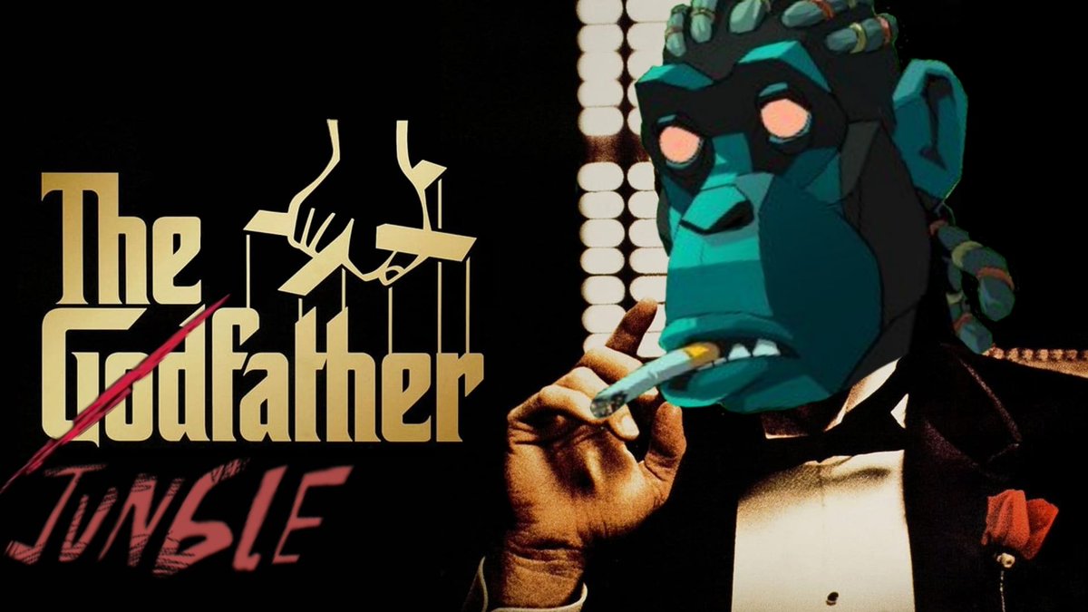 SOL_Inator's tweet photo. "You don't even think to call me "Junglefather." You come into my house on the day my daughter is to be married and you ask me to do murder - for money." ~ The Junglefather 🤌🌿

#JNGL #PrimatesGang #primatesTogether #NFTCommmunity #NFTs @Primatesnft https://t.co/AEtf7XxP1O