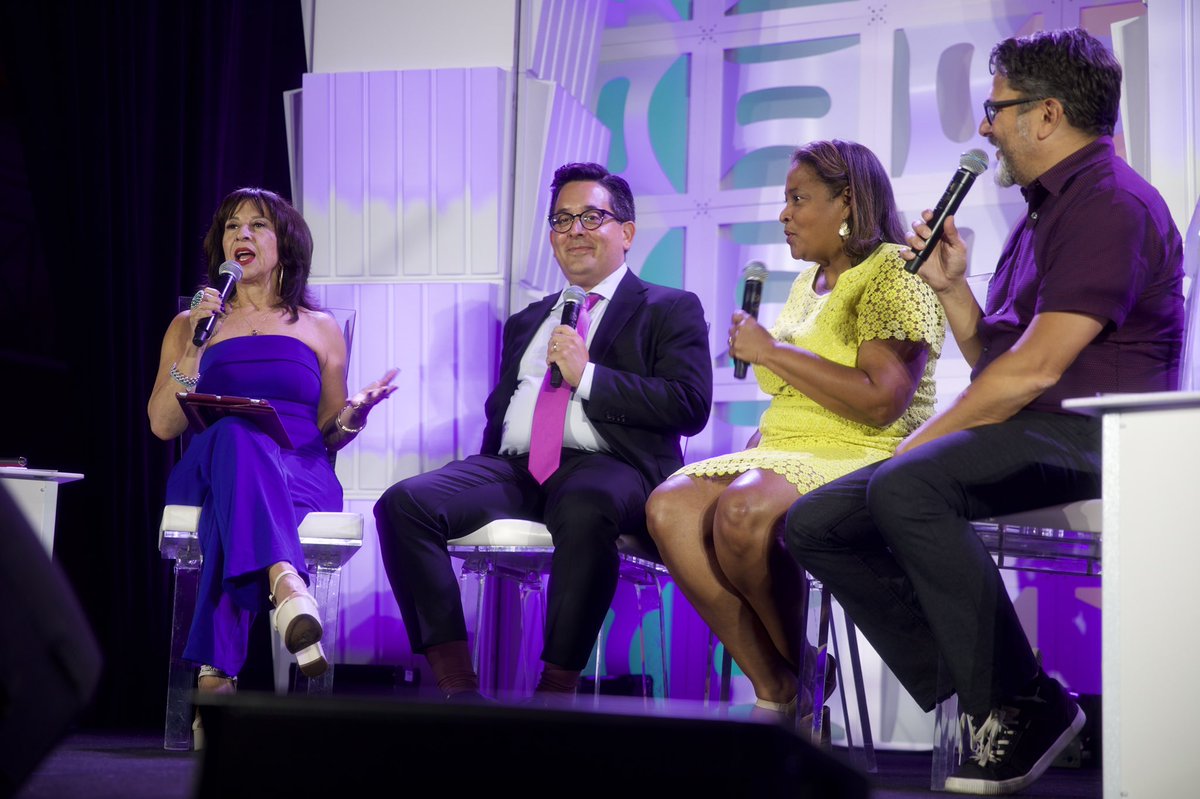 MrJesusJMontero's tweet photo. Made it to #NABJNAHJ2022 in time to watch the live taping of @InTheThickShow. So great seeing @Maria_Hinojosa and @julito77 again. Loved the conversation and honestly from guests @lorimontenegro and @edokeefe! https://t.co/Z9q7WX2hzl