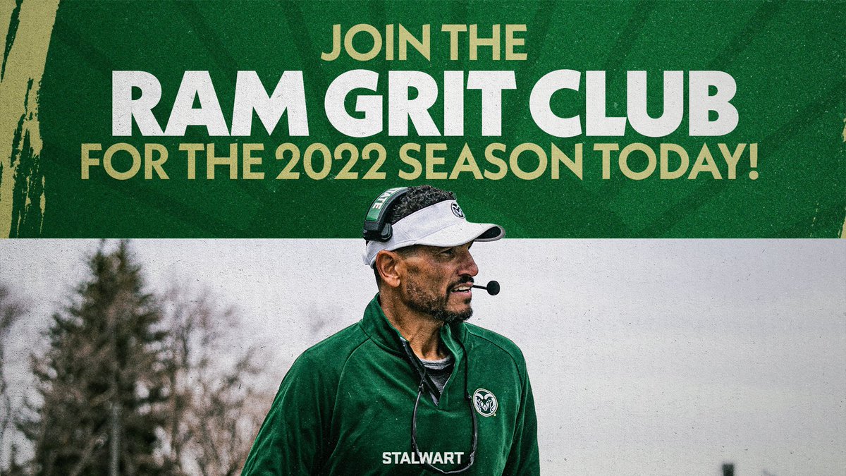 The 2022 Football season is upon us! 🏈

A great way to support our <a href="/CSUFootball/">Colorado State Football</a> program &amp; <a href="/CoachJayNorvell/">Jay Norvell</a> is by joining the Grit Club today!

Learn More: csura.ms/GritClub