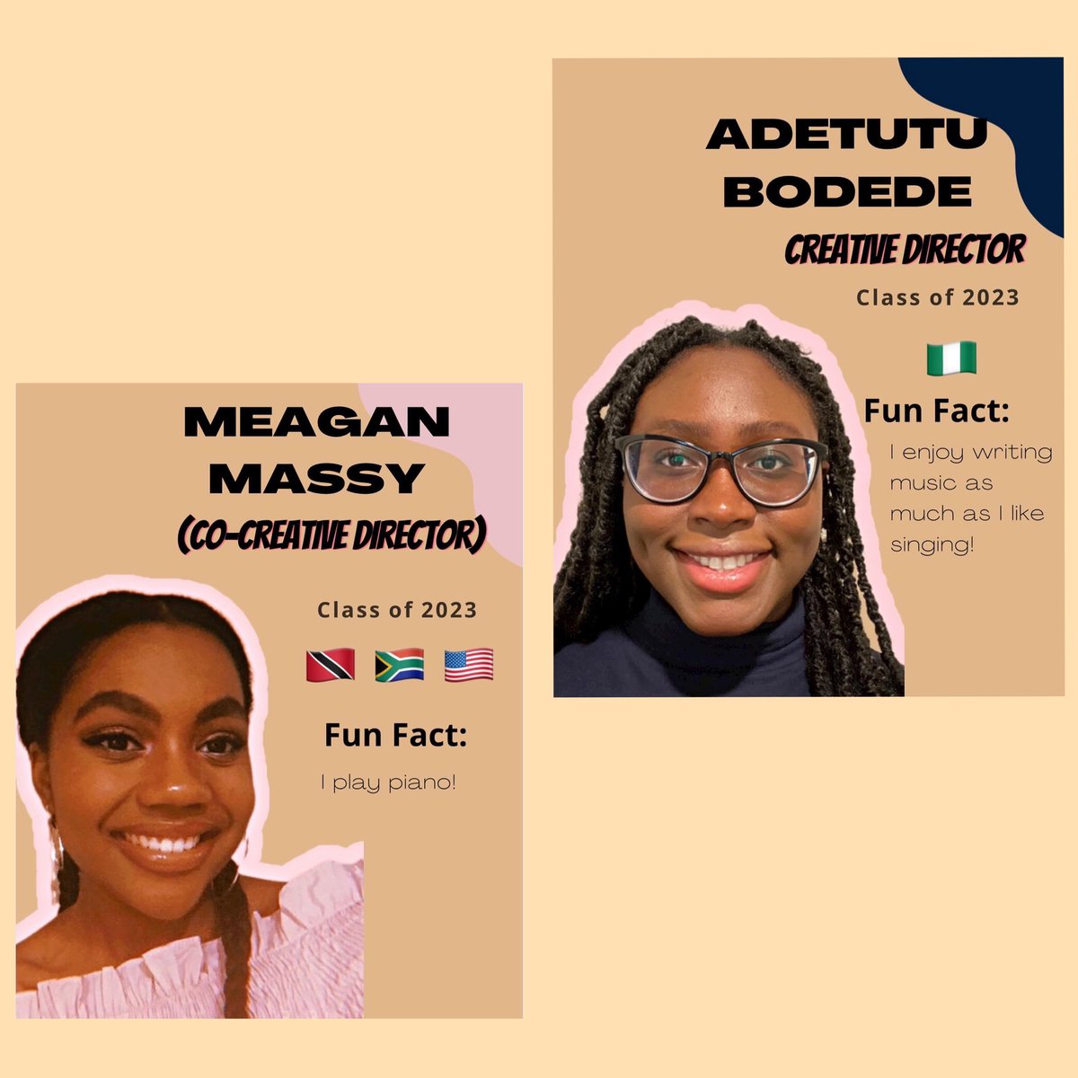 You are staring at the faces of the new exec board of Voices of Afrika 🤩🤎! We can’t wait to continue sharing the beautiful voices and music of the African diaspora 🌍✨🎶

#utexas #accapella #blackut #sing