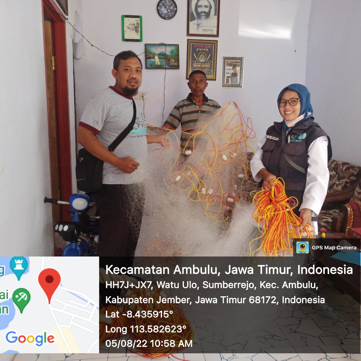 adentakurnia's tweet photo. Jum'at,05/08/22,@adentakurnia Pendampingan perakitan bantuan Jaring dari KKP kepada KUB Putra Laut Biru di Dusun Watu Ulo Desa Sumberrejo Kecamatan Ambulu
#GiatLuhkanSatminkalBWI #Jember #WatuUlo #LuhkanJaya @bppp_banyuwangi @puslatluhkp @kkpgoid @djpt_kkp https://t.co/9zHzQC8WR4