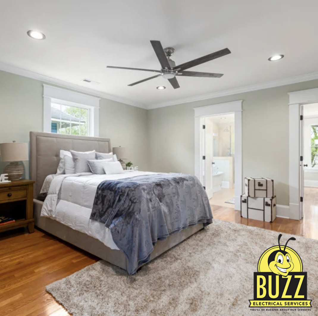 BuzzElectrical_'s tweet photo. Air circulation plays an important role when maintaining your property's temperature and indoor air quality. Stay cool during these hot days by calling Buzz Electrical for fan installation, repair, and replacement services. https://t.co/CenbJtoDGN