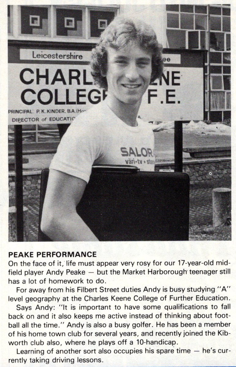 LCFCprogs's tweet photo. #RandomLCFC ๐ฆ
Our Andy's a busy lad - student, golfer, wannabe driver. Fits in the odd game of footy too...
#AndyPeake #LCFC https://t.co/XkBwiUum8U