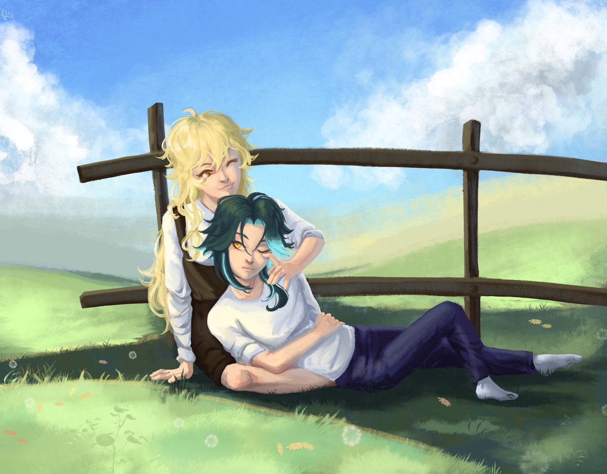 AndromedaViolet's tweet photo. My piece for #xiaoaether exchange
A gift for @xiaoaex c:
I really hope I got your wish right 👉👈 I’m sorry I didn’t know much about most things from your wish list and chose the safest route :<

#xaexchange2022 #xiaother https://t.co/OTR1iEv27X